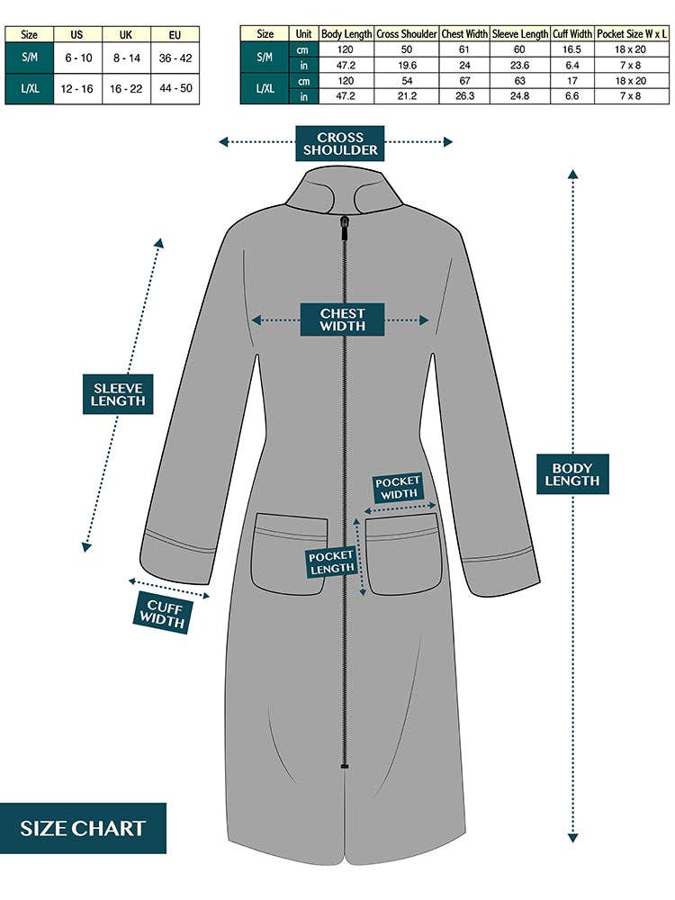 Pavilia - Wholesale Robe - Women's - Women's Sherpa Housecoat Zipper Robe57