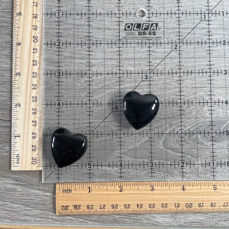 Keystone Crystals - Wholesale Spiritual Stone/Crystal - Obsidian Pocket Hearts – Black Crystal Hearts for Retailers7