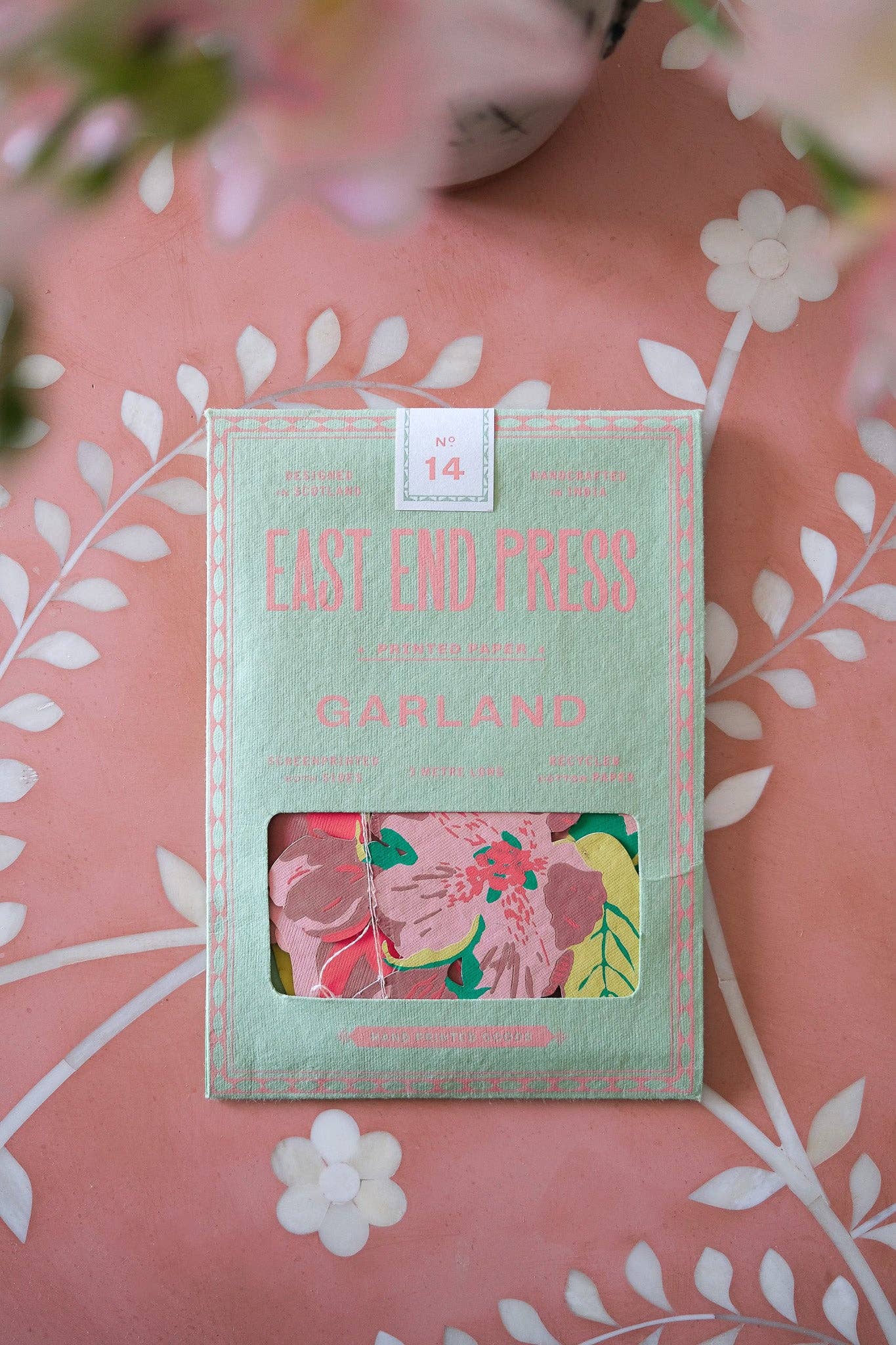 East End Press – wholesale Bunting/garland – Blossom Sewn Garland5