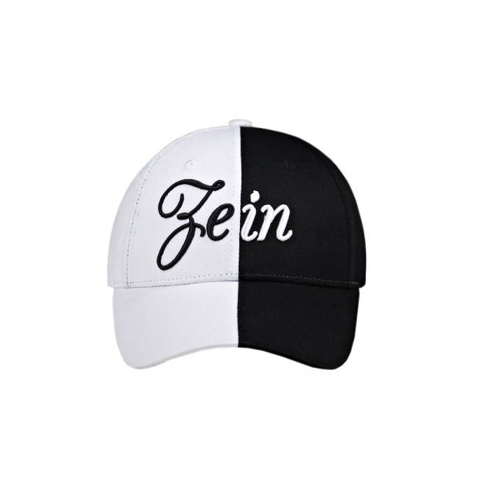 Zein – Engroshandel Baseballkasket - Unisex – Sort & Hvid Zein Cap2