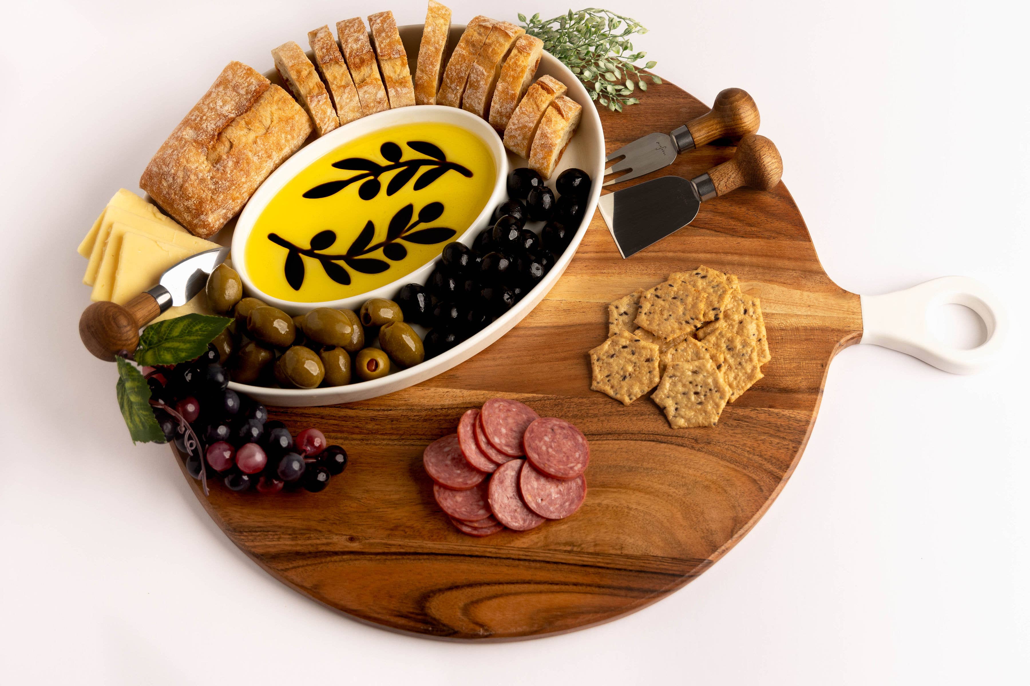 Jeanne Fitz - Wholesale Platter - Olive Oil and Balsamic Vinegar Dipping Platter3