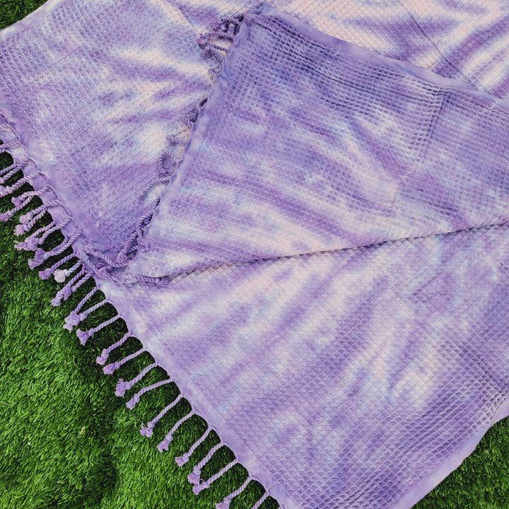 EBRU Home – wholesale Throw blanket – 4 WAFFLE THROW/ Blanket , Assorted Tie-Dye Waffle Towel13