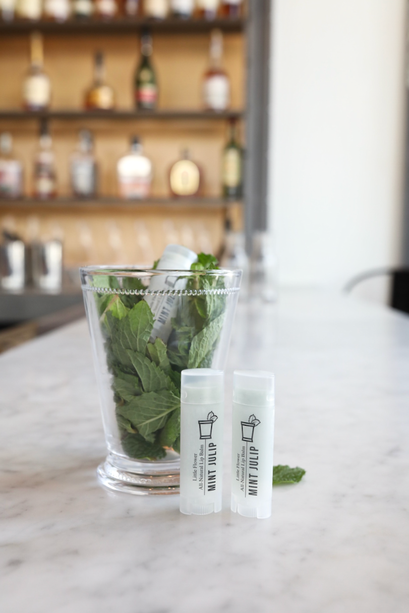 The Little Flower Soap Co - Wholesale Lip Balm - Mint Julep Lip Balm3