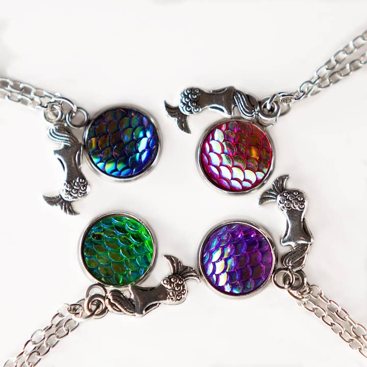 Sun Tail Mermaid - Wholesale Pendant/Charm Necklace - Mermaid Necklace Jewelry
