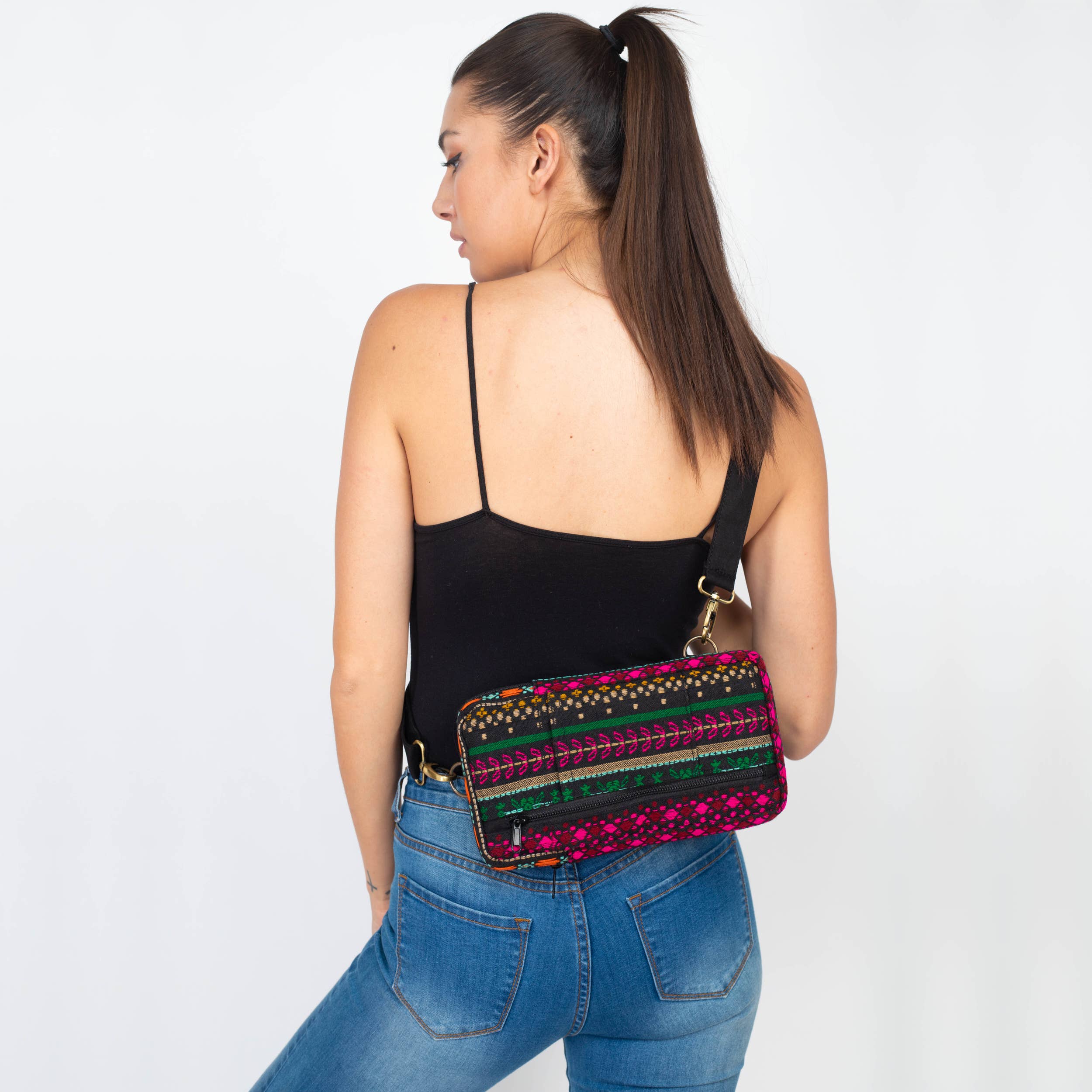 Lakhays Collection Inc. - Wholesale Crossbody Bag - Women's - Jacquard Sling Chest Bag18