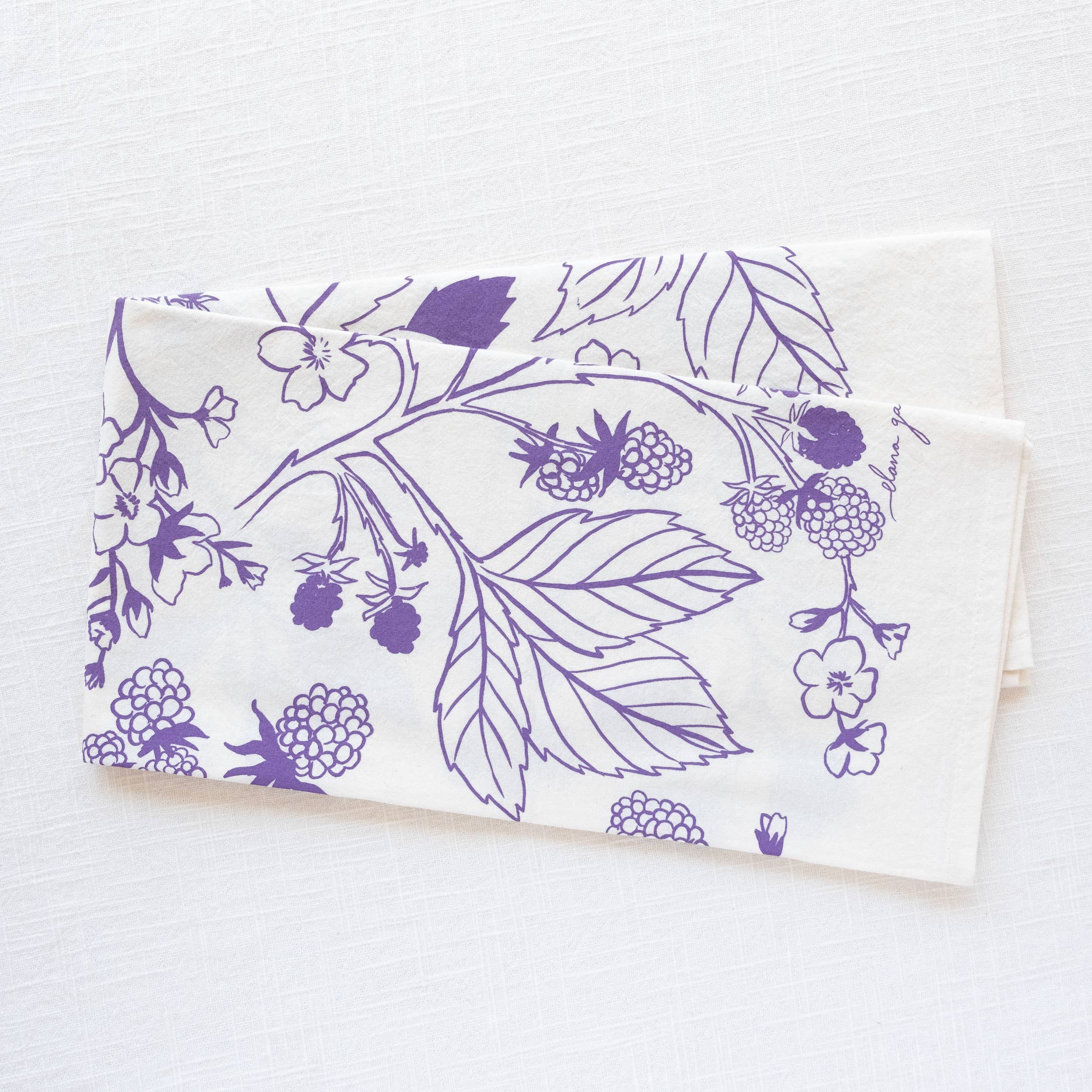 Elana Gabrielle - Wholesale Tea Towel - Berries Cotton Tea Towel - Garden-Inspired Kitchen Essential4