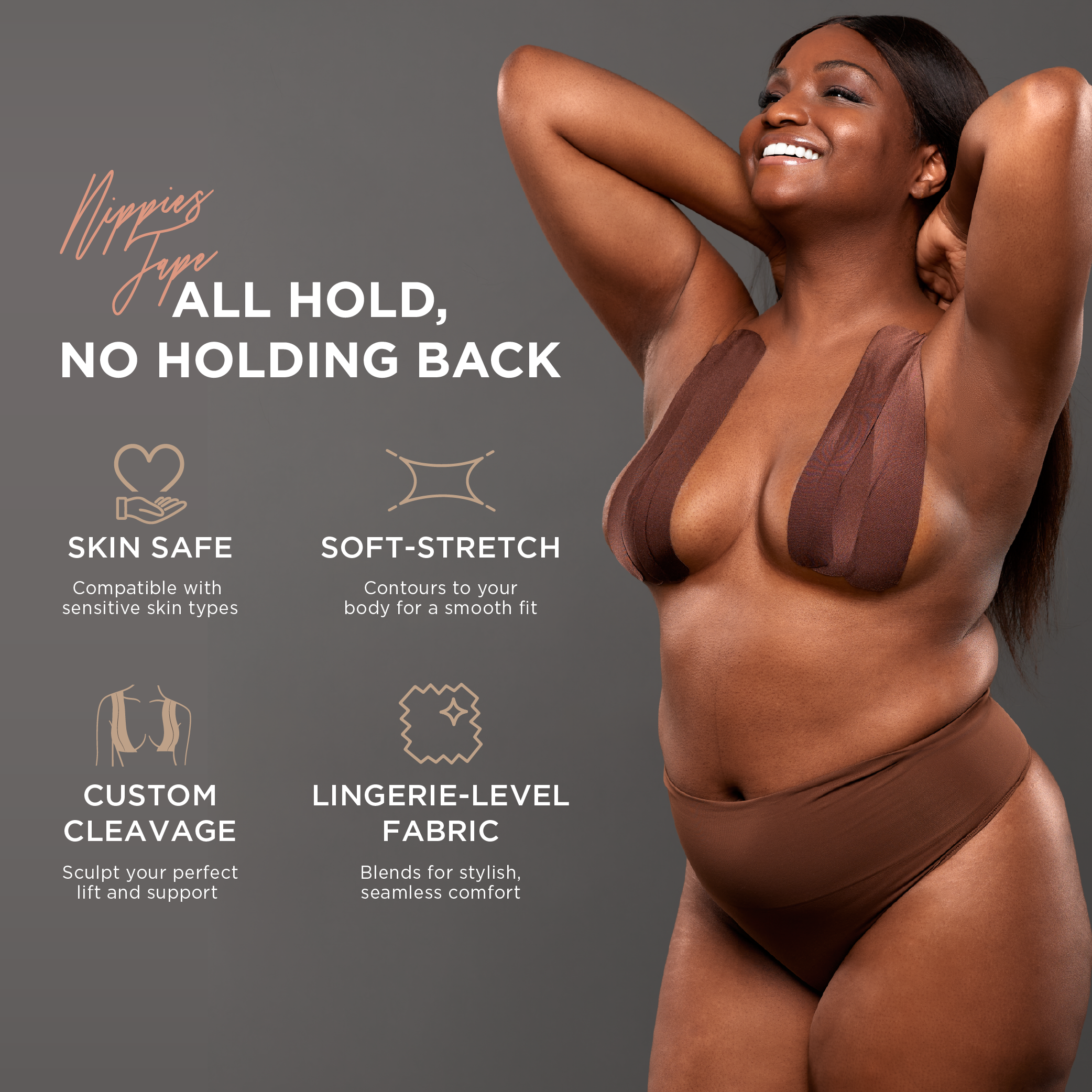 Nippies - Wholesale Mode/borsttape - Dames - Nippies Voorgesneden Borsttape (12 Stuks)5