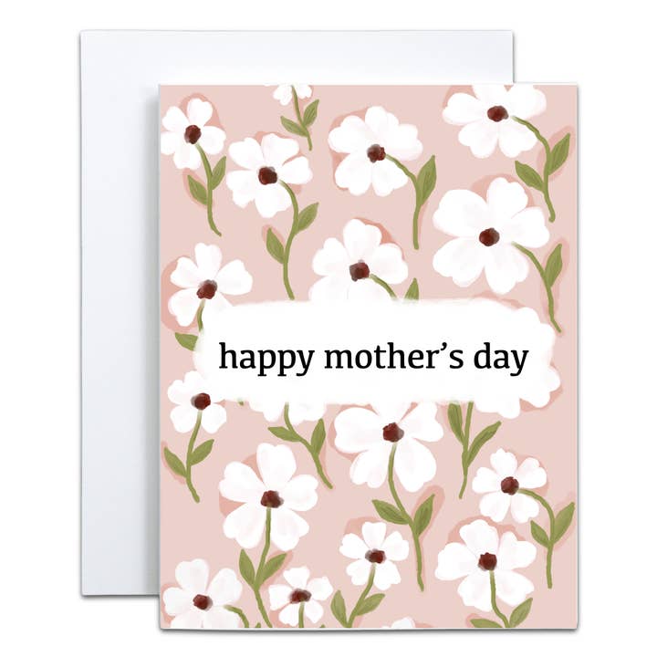 Un omaggio fiorito alla mamma – Elegante biglietto floreale per la Festa della Mamma per la vendita all'ingrosso da parte di mo.mitt