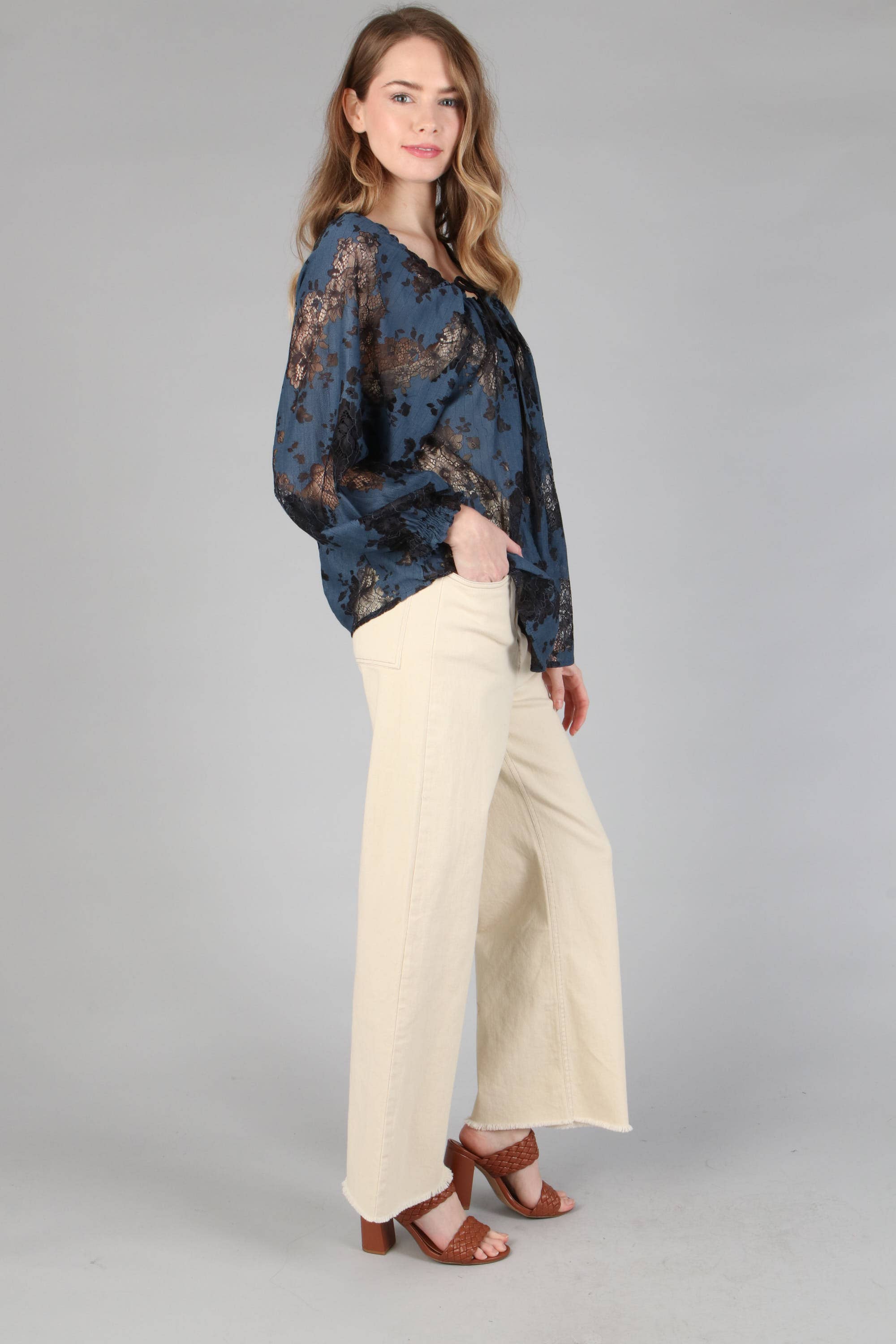 P.S Kate - Wholesale Pants - Women's - [✨BEST SELLER] Very stretchy solid button pants (P18659)4