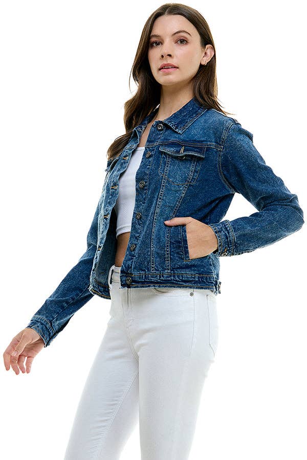 BLUE AGE - Wholesale Denim Jacket - Women's - Cotton Blend Stretched  Ladies  Casual Denim Jacket5