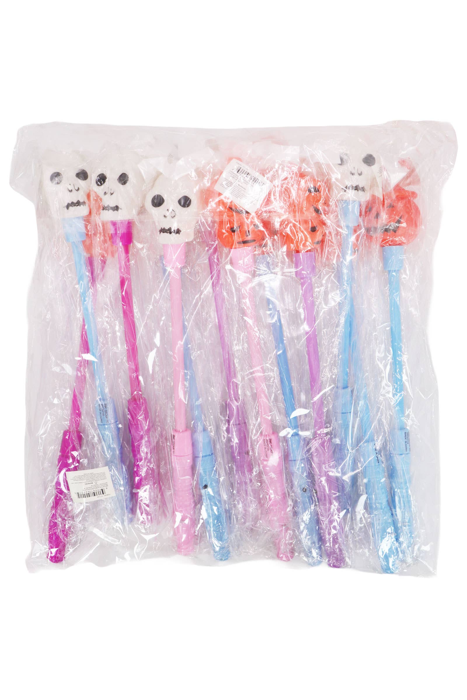 ASSORTI Bâton lumineux tête de citrouille crâne d'Halloween en vente sur Faire18