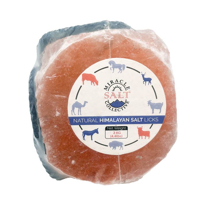 Miracle Salt Collective, Inc - Wholesale Pet Treats - Dog - 4.4 lb Crystal Salt Lick (12 Pack)4