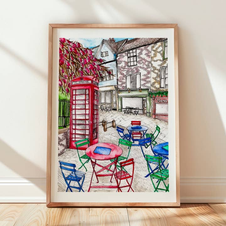 St Gregory's Alley, Norwich for wholesale by By Hope Illustrated