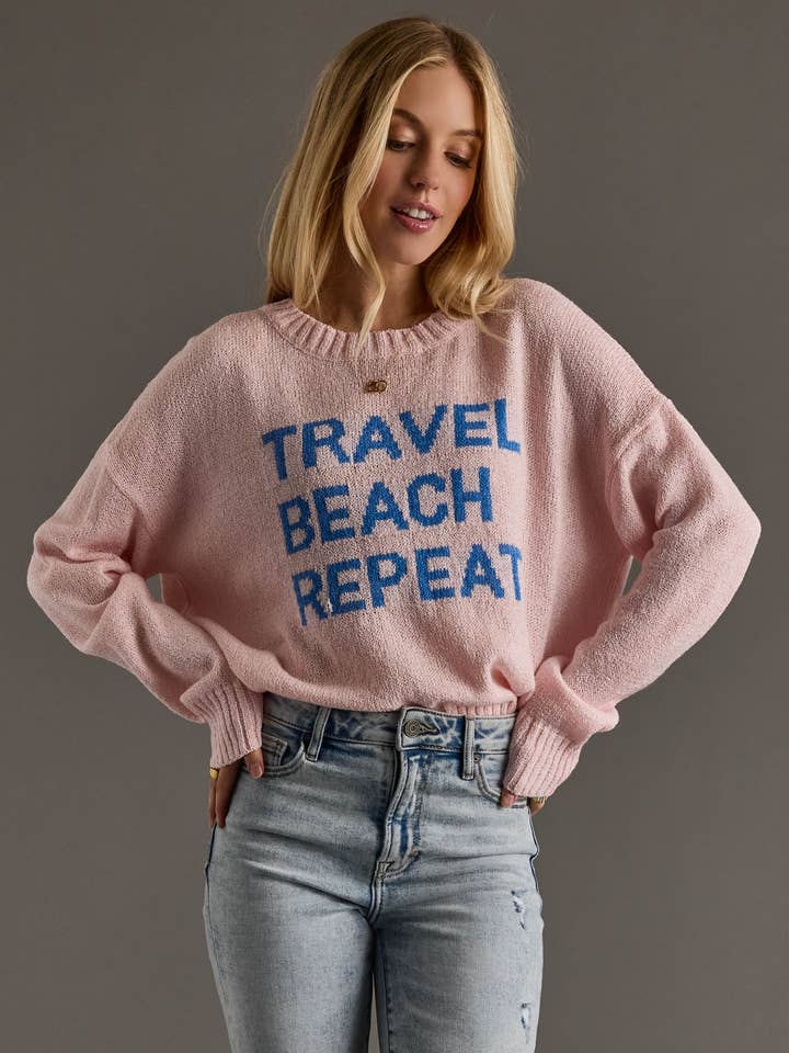 Reise Strand Wiederholen Leichter Pullover für den Großhandel von Panache Apparel Co.