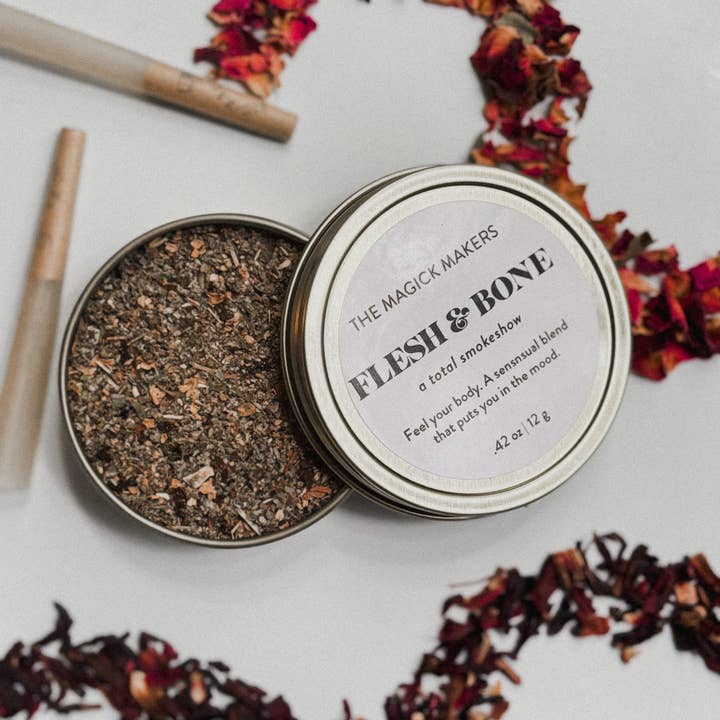 Magick Makers - Wholesale Herbs - Flesh & Bone | Herbal Smoking Blend