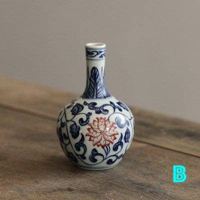 Gohobi （We cover U.S. import duties） – wholesale Vase – Gohobi Hand-painted Blue and White Porcelain Vase1