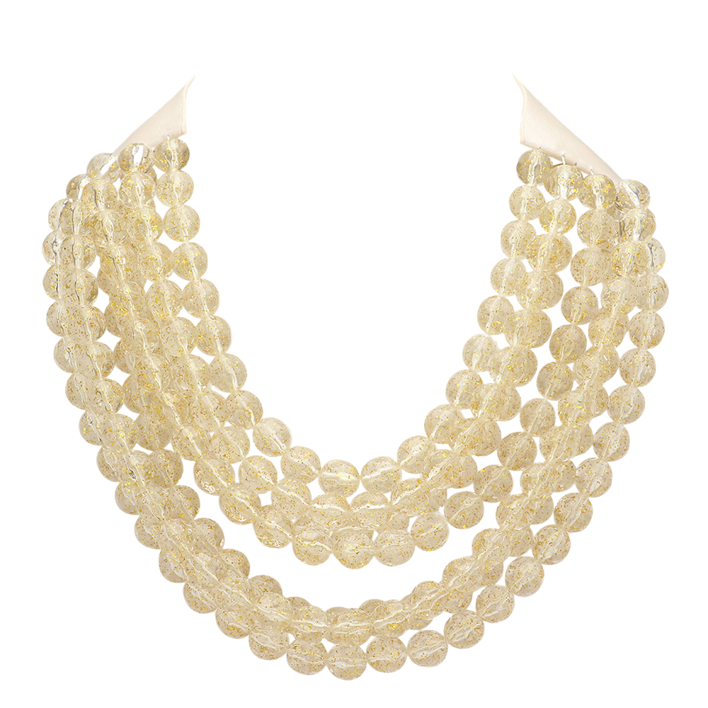 Madeline Love – wholesale Beaded/pearl necklace – Chunky Multi-Strand Beaded Necklace with Magnetic Clasp35