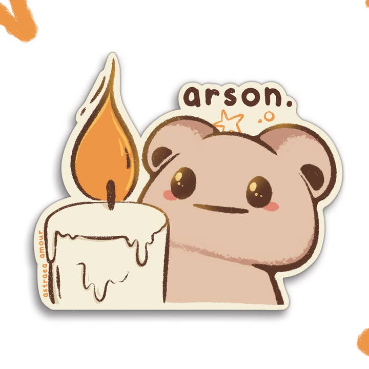 Pegatina de incendio premeditado para venta al por mayor de Astraea Amour