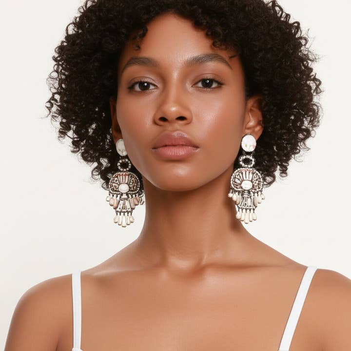 melizijewelry - Wholesale Dangle Earrings - Blanca crystal earrings3
