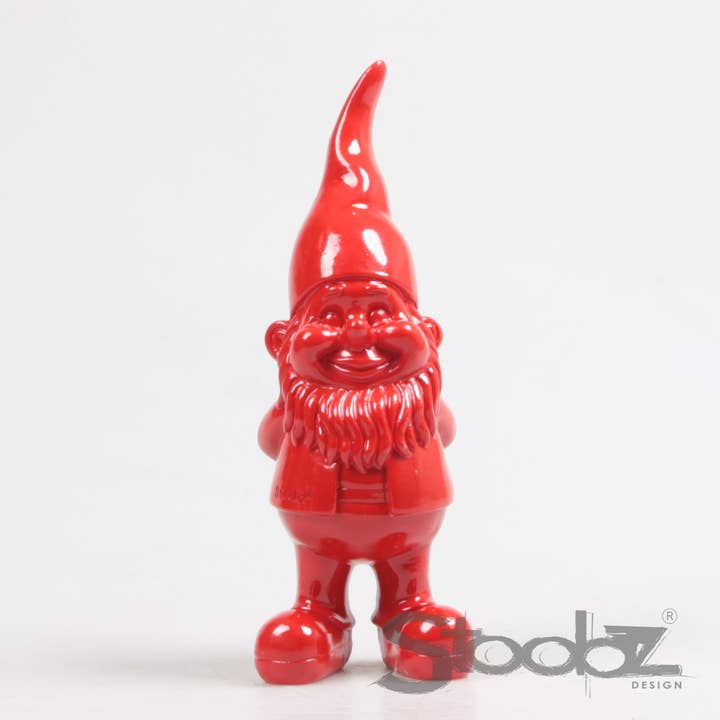 Imhof & Stevens BV - Wholesale Decorative Figurine - GNOME 4 ASS F/R/G/O 23 CM STOOBZ DESIGN1