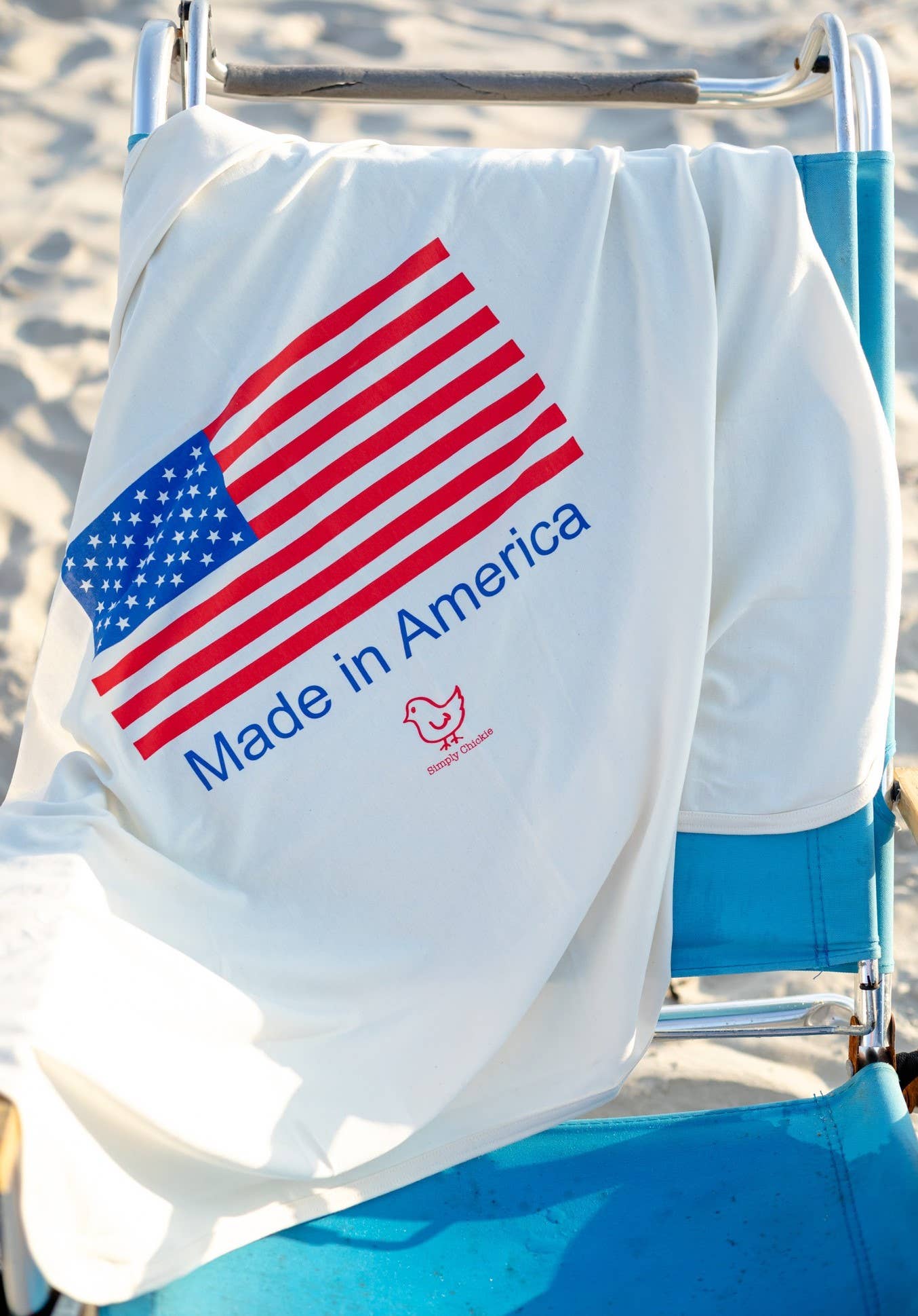 Simply Chickie® Organic Baby & Kids | USA Made • Ships USA - Wholesale Swaddle - Baby - Made in America Organic Cotton Baby Blanket – Made in USA3