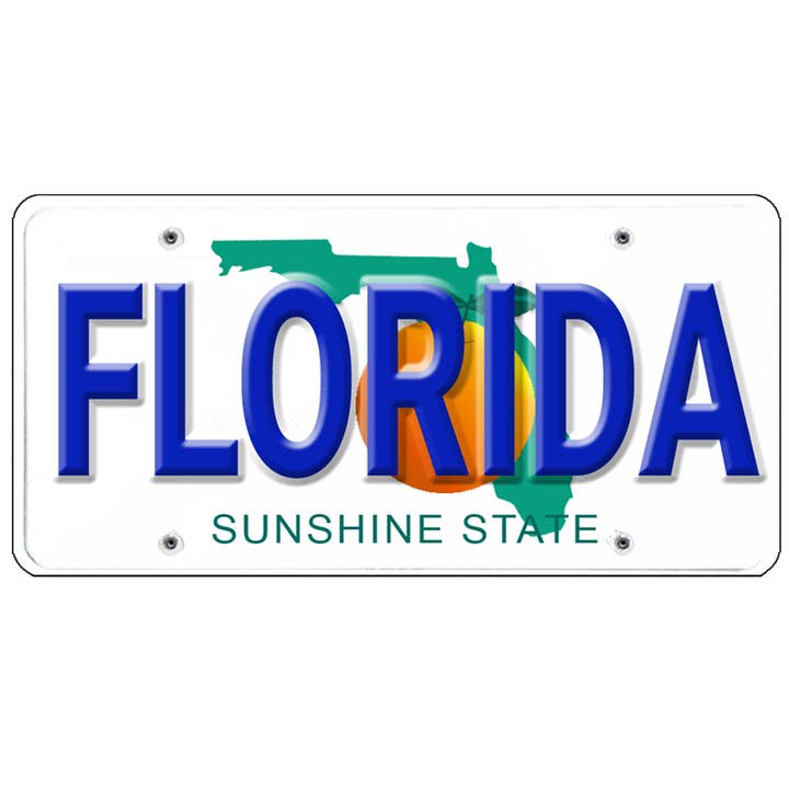 Magnet - Florida License Plate for wholesale by Morris Magnets