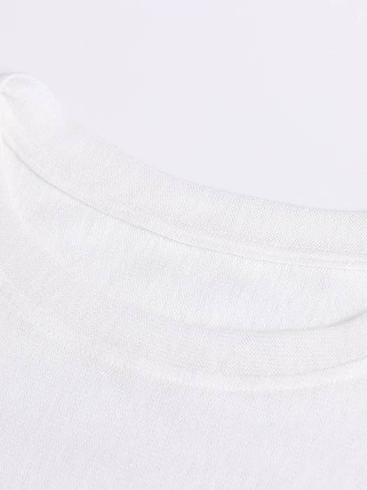 Picture Color Textured Sheer Sun Protection T-Shirt for wholesale on Faire25