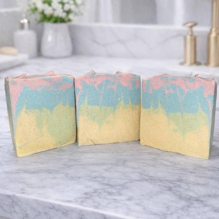 Jelly Bean Goat Milk Soap, Easter Bunny approved for wholesale by Daisy Chain Farm