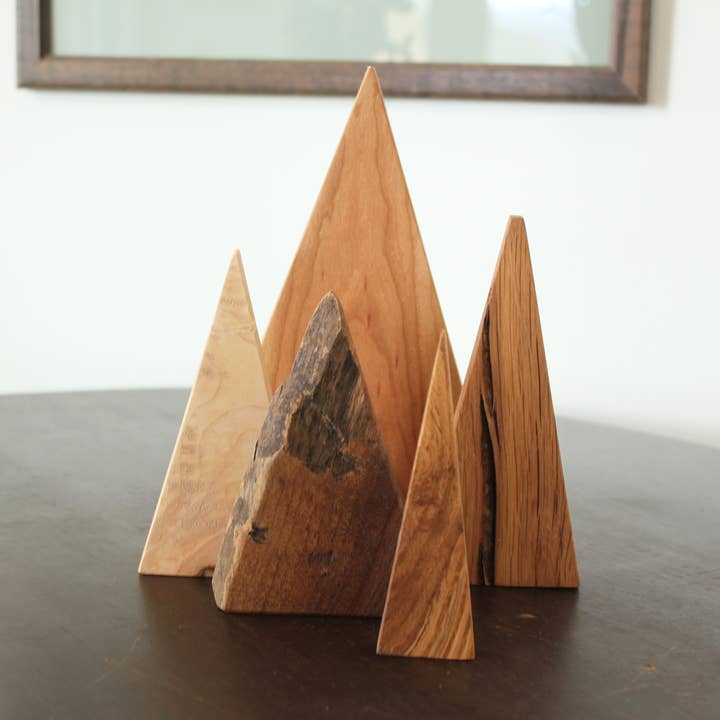 Conjunto de árboles, árboles de madera, árbol de Navidad, árbol escandinavo para venta al por mayor de Cōppa Cōllaborative LLC