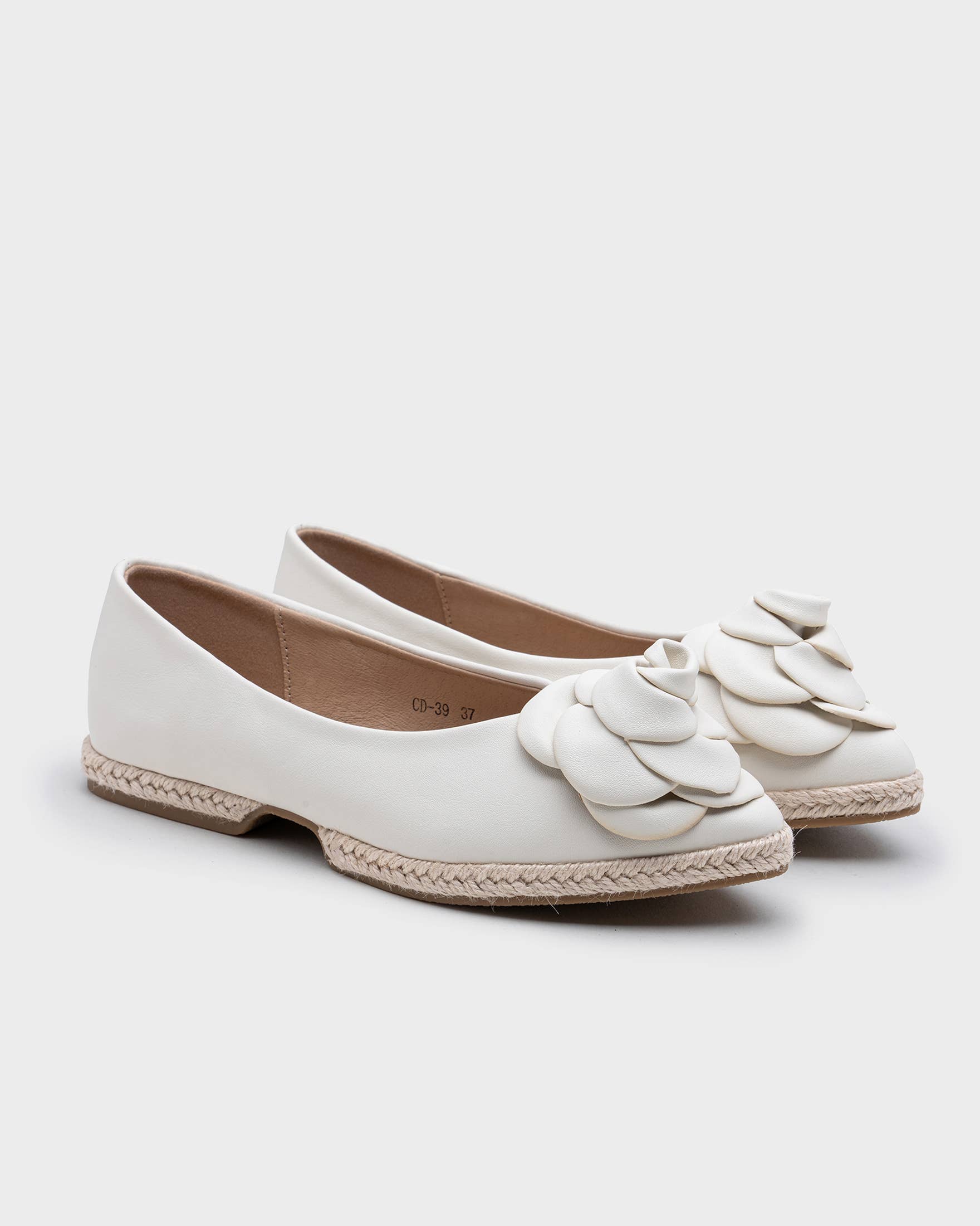 CEREZA - Wholesale Flats - Women's - Floral Decor Ballerina Espadrilles Sandals Ballet Flats8