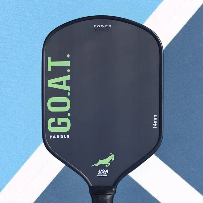 Pagaie hybride verte fluo Stealth Power 14 mm pour la vente par G.O.A.T. Paddle