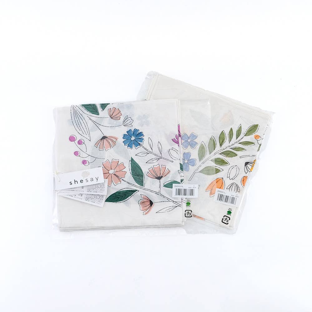 shesay – wholesale Handkerchief – Women's – Flower Wreath Pattern Handkerchief6