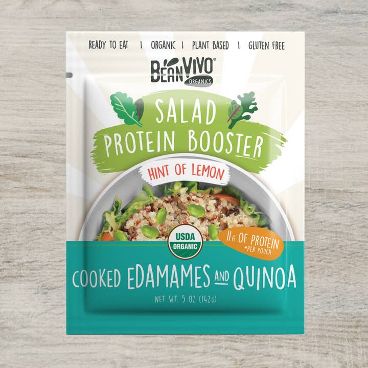 Salad Protein Booster - Hint of Lemon (6-Pack) for wholesale by BeanVIVO Organics