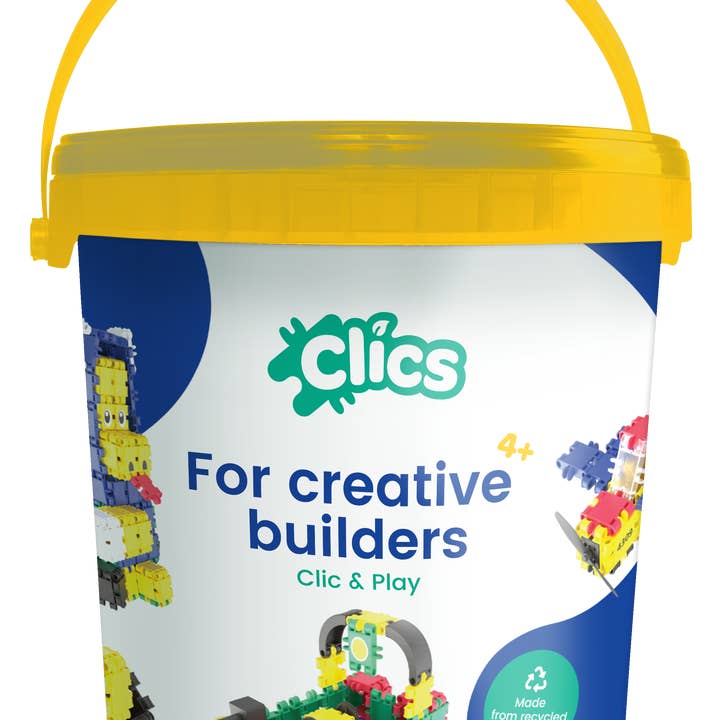CLICS NV - Wholesale Building Set - Kids - Clics Drum 10 in 1 - made from recycled material1