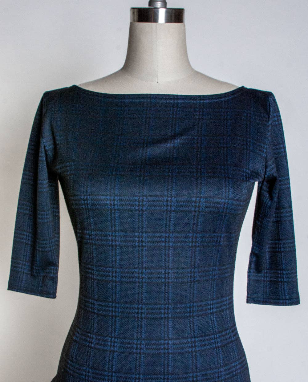 Heart of Haute - Wholesale Blouse - Women's - Josie Top- Black & Blue Plaid1