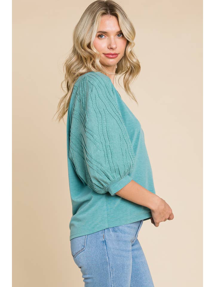 Sage ETK-8940-Solid T/R Span Top for wholesale on Faire4