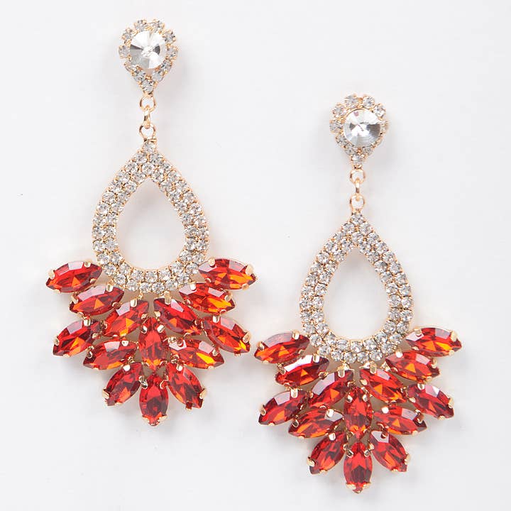 3AM BY H&D ACCESSORIES - Wholesale Dangle Earrings - Rhinestone Dangle Earring4