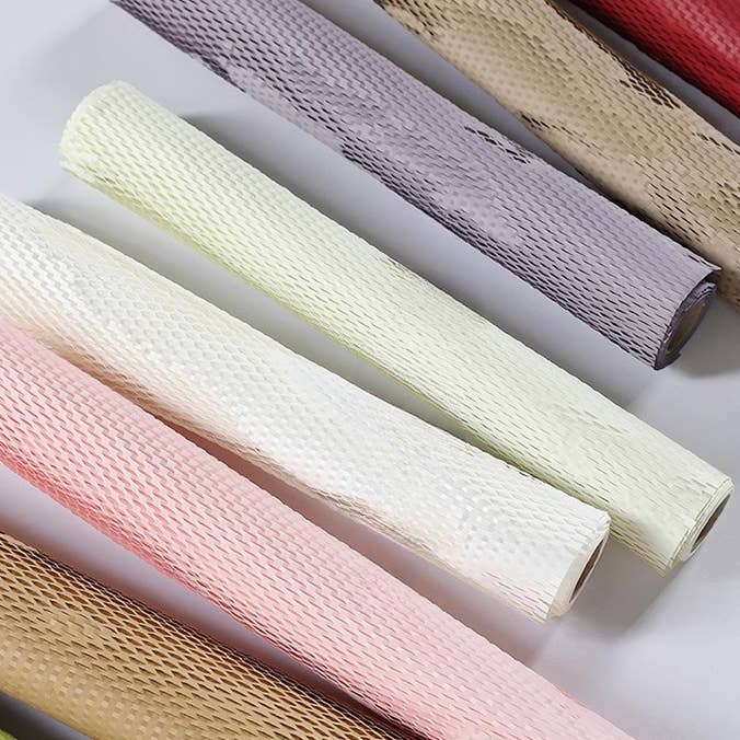 Casa Style - Wholesale Wrapping Paper Roll - Honeycomb Kraft Paper Roll 50cm x 9 yard