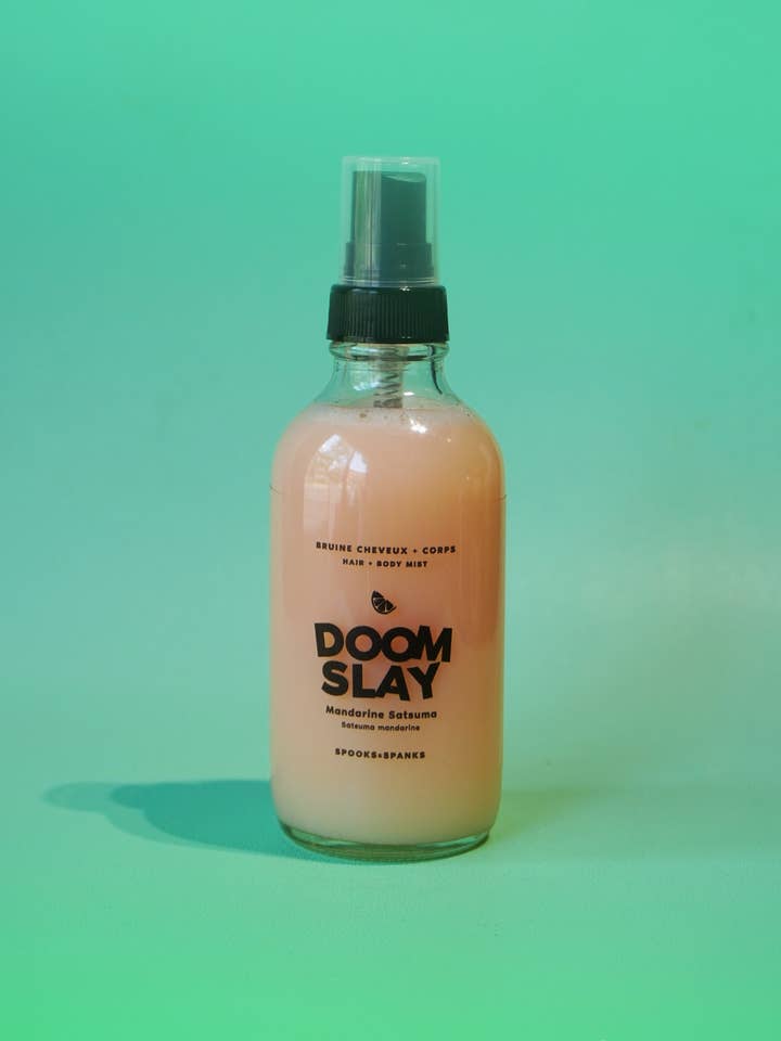 DoomSlay Body and Hair Mist - Satsuma Mandarine for wholesale by Spooks & Spanks