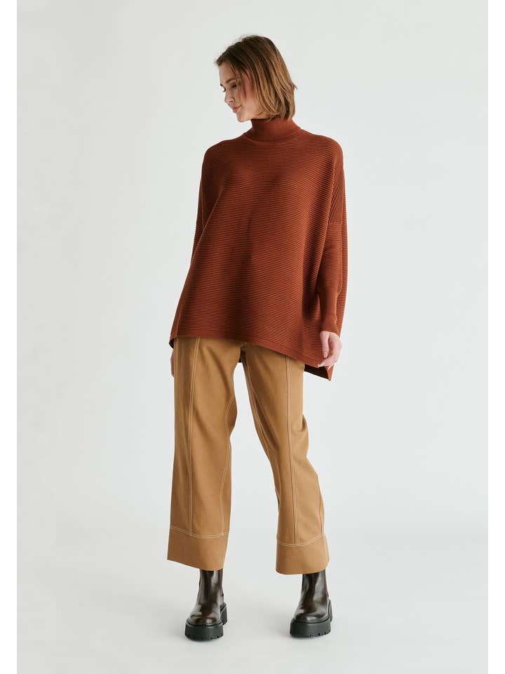 Paisie - Wholesale Knit Sweater - Women's - Paisie Turtleneck Ribbed Jumper18