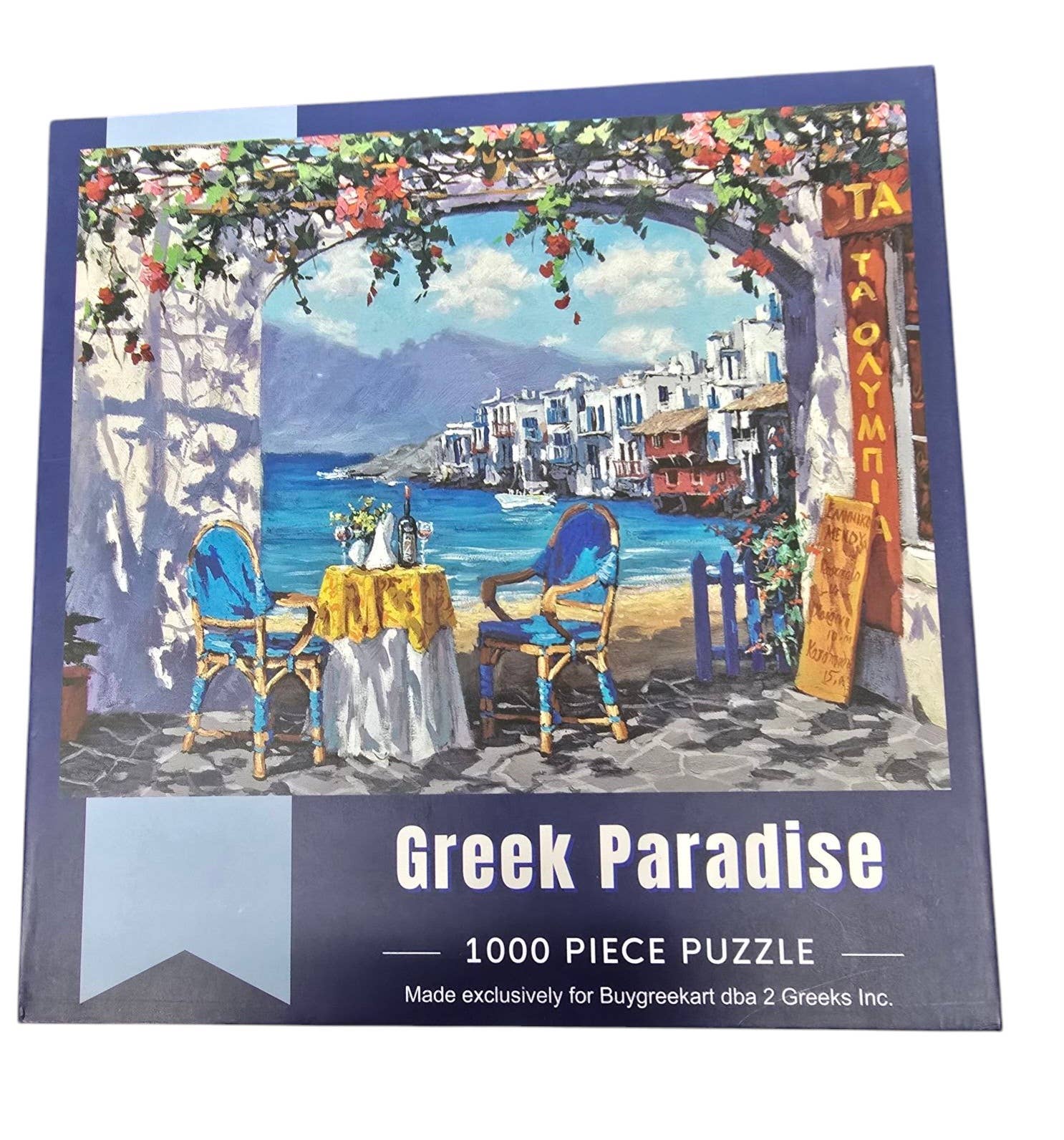 2 Greeks Inc - Wholesale Puzzle - Adult - 1000 Piece Mediterranean Archway Puzzle