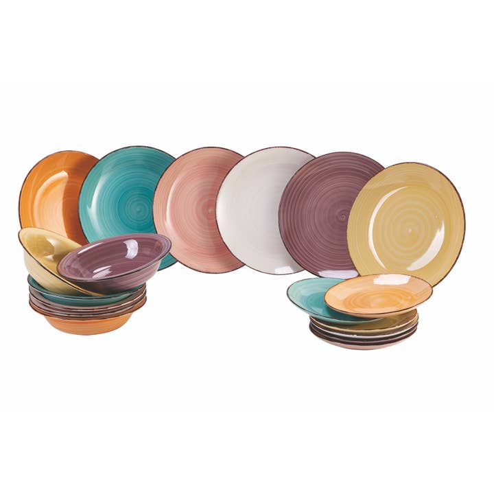 BAITA ACQUERELLO TAVOLA 18 PZ # per la vendita all'ingrosso da parte di VdE Tivoli 1996