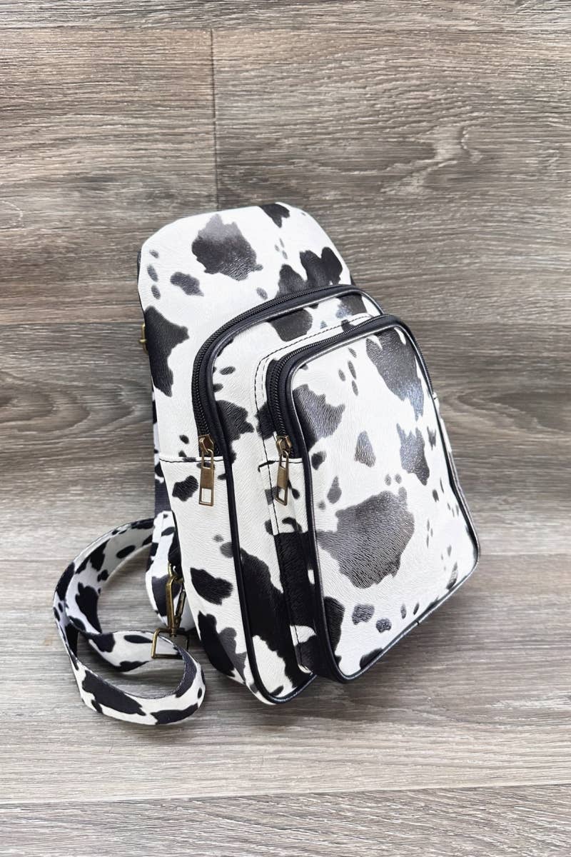 DESHENG ENTERPRISE - Venta al por mayor Bandolera - Mujer - BOLSO BANDOLERA ESTAMPADO DE VACA4