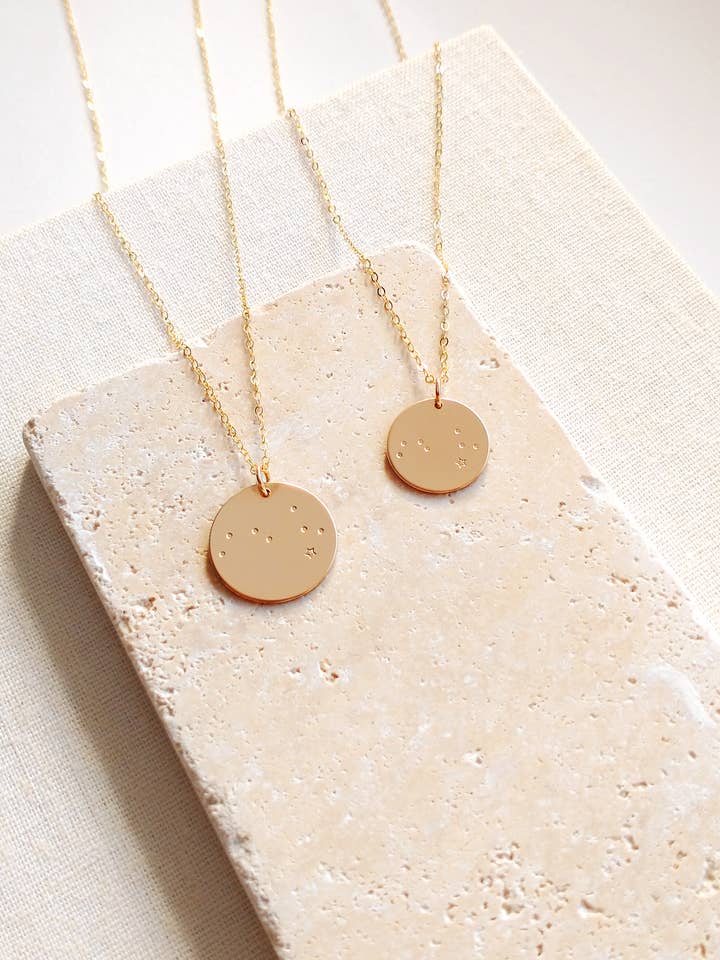 Sagittarius Star Constellation Necklace for wholesale by M. Cawood