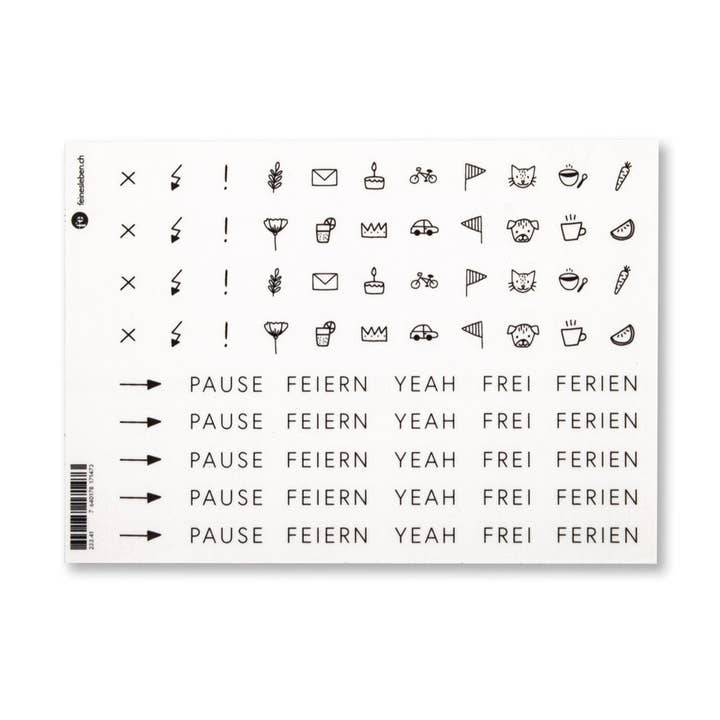 Flurina | sticker sheet for wholesale by feines
