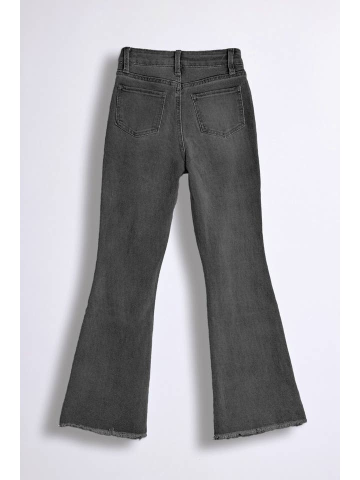 YMI - Wholesale Pants - Kids - Girls Frey Hem Flare