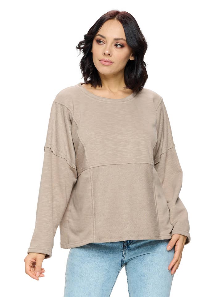 UITVERKOOP Top Patchwork Raw Edge voor wholesale door Yak & Yeti