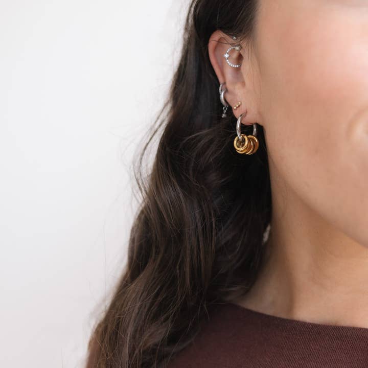 Jenny Be Free - Wholesale Hoop Earrings - Hoops: Cascade