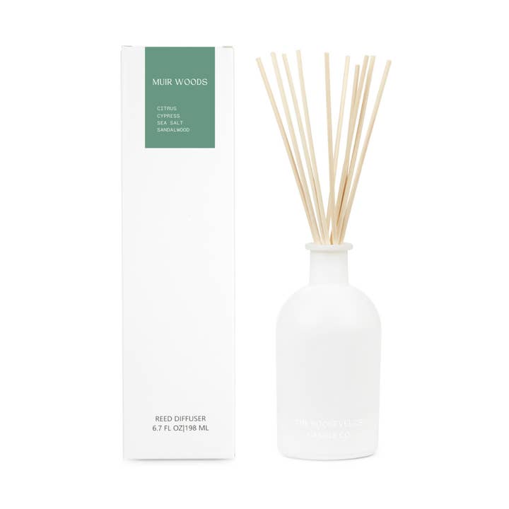 Muir Woods Reed Diffuser för wholesale av The Roosevelts Candle Co