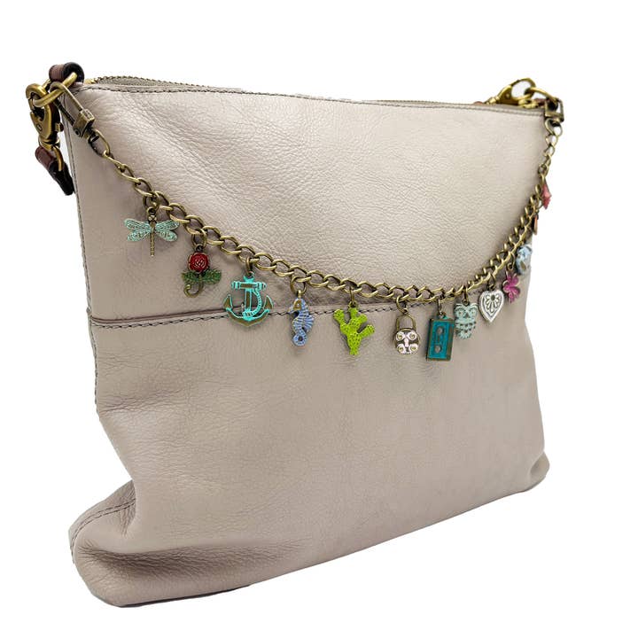 Gleeful Peacock - Wholesale Purse/Bag Accessory - Women's - Bag Charm Chain Blank5